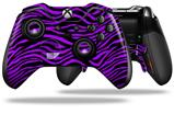 Purple Zebra - Decal Style Skin fits Microsoft XBOX One ELITE Wireless Controller