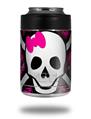Skin Decal Wrap for Yeti Colster, Ozark Trail and RTIC Can Coolers - Splatter Girly Skull (COOLER NOT INCLUDED)