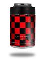 Skin Decal Wrap for Yeti Colster, Ozark Trail and RTIC Can Coolers - Checkers Red (COOLER NOT INCLUDED)