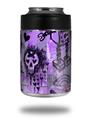 Skin Decal Wrap for Yeti Colster, Ozark Trail and RTIC Can Coolers - Scene Kid Sketches Purple (COOLER NOT INCLUDED)