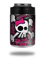 Skin Decal Wrap for Yeti Colster, Ozark Trail and RTIC Can Coolers - Girly Skull Bones (COOLER NOT INCLUDED)