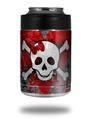Skin Decal Wrap for Yeti Colster, Ozark Trail and RTIC Can Coolers - Emo Skull Bones (COOLER NOT INCLUDED)
