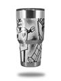 Skin Decal Wrap for Yeti Tumbler Rambler 30 oz Robot Love (TUMBLER NOT INCLUDED)