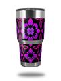 Skin Decal Wrap for Yeti Tumbler Rambler 30 oz Pink Floral (TUMBLER NOT INCLUDED)