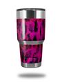 Skin Decal Wrap for Yeti Tumbler Rambler 30 oz Pink Distressed Leopard (TUMBLER NOT INCLUDED)