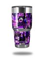 Skin Decal Wrap for Yeti Tumbler Rambler 30 oz Purple Graffiti (TUMBLER NOT INCLUDED)