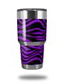 Skin Decal Wrap for Yeti Tumbler Rambler 30 oz Purple Zebra (TUMBLER NOT INCLUDED)