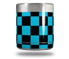 Skin Decal Wrap for Yeti Rambler Lowball - Checkers Blue