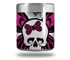 Skin Decal Wrap for Yeti Rambler Lowball - Skull Butterfly