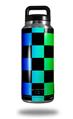 WraptorSkinz Skin Decal Wrap for Yeti Rambler Bottle 36oz Rainbow Checkerboard  (YETI NOT INCLUDED)