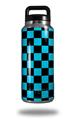 WraptorSkinz Skin Decal Wrap for Yeti Rambler Bottle 36oz Checkers Blue  (YETI NOT INCLUDED)