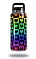 WraptorSkinz Skin Decal Wrap for Yeti Rambler Bottle 36oz Love Heart Checkers Rainbow  (YETI NOT INCLUDED)