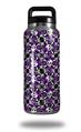 WraptorSkinz Skin Decal Wrap for Yeti Rambler Bottle 36oz Splatter Girly Skull Purple  (YETI NOT INCLUDED)