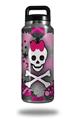 WraptorSkinz Skin Decal Wrap for Yeti Rambler Bottle 36oz Princess Skull Heart Pink  (YETI NOT INCLUDED)