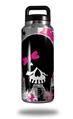 WraptorSkinz Skin Decal Wrap for Yeti Rambler Bottle 36oz Scene Kid Girl Skull  (YETI NOT INCLUDED)