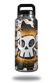 WraptorSkinz Skin Decal Wrap for Yeti Rambler Bottle 36oz Cartoon Skull Orange  (YETI NOT INCLUDED)