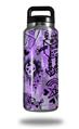 WraptorSkinz Skin Decal Wrap for Yeti Rambler Bottle 36oz Scene Kid Sketches Purple  (YETI NOT INCLUDED)