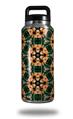 WraptorSkinz Skin Decal Wrap for Yeti Rambler Bottle 36oz Floral Pattern Orange  (YETI NOT INCLUDED)