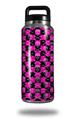 WraptorSkinz Skin Decal Wrap for Yeti Rambler Bottle 36oz Skull and Crossbones Checkerboard  (YETI NOT INCLUDED)
