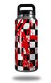 WraptorSkinz Skin Decal Wrap for Yeti Rambler Bottle 36oz Checkerboard Splatter  (YETI NOT INCLUDED)
