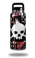 WraptorSkinz Skin Decal Wrap for Yeti Rambler Bottle 36oz Punk Rock Skull  (YETI NOT INCLUDED)