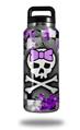 WraptorSkinz Skin Decal Wrap for Yeti Rambler Bottle 36oz Purple Princess Skull  (YETI NOT INCLUDED)