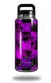 WraptorSkinz Skin Decal Wrap for Yeti Rambler Bottle 36oz Purple Star Checkerboard  (YETI NOT INCLUDED)