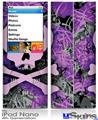 iPod Nano 4G Skin - Purple Girly Skull