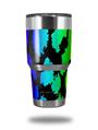 WraptorSkinz Skin Wrap compatible with RTIC 30oz ORIGINAL 2017 AND OLDER Tumblers Rainbow Leopard (TUMBLER NOT INCLUDED)