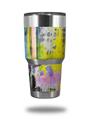 WraptorSkinz Skin Wrap compatible with RTIC 30oz ORIGINAL 2017 AND OLDER Tumblers Graffiti Pop (TUMBLER NOT INCLUDED)