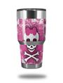 WraptorSkinz Skin Wrap compatible with RTIC 30oz ORIGINAL 2017 AND OLDER Tumblers Princess Skull (TUMBLER NOT INCLUDED)