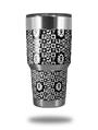 WraptorSkinz Skin Wrap compatible with RTIC 30oz ORIGINAL 2017 AND OLDER Tumblers Gothic Punk Pattern (TUMBLER NOT INCLUDED)