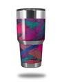 WraptorSkinz Skin Wrap compatible with RTIC 30oz ORIGINAL 2017 AND OLDER Tumblers Painting Brush Stroke (TUMBLER NOT INCLUDED)