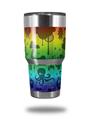 WraptorSkinz Skin Wrap compatible with RTIC 30oz ORIGINAL 2017 AND OLDER Tumblers Cute Rainbow Monsters (TUMBLER NOT INCLUDED)