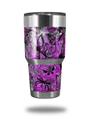 WraptorSkinz Skin Wrap compatible with RTIC 30oz ORIGINAL 2017 AND OLDER Tumblers Butterfly Graffiti (TUMBLER NOT INCLUDED)