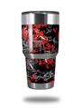 WraptorSkinz Skin Wrap compatible with RTIC 30oz ORIGINAL 2017 AND OLDER Tumblers Emo Graffiti (TUMBLER NOT INCLUDED)