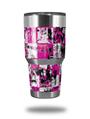 WraptorSkinz Skin Wrap compatible with RTIC 30oz ORIGINAL 2017 AND OLDER Tumblers Pink Graffiti (TUMBLER NOT INCLUDED)
