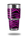 WraptorSkinz Skin Wrap compatible with RTIC 30oz ORIGINAL 2017 AND OLDER Tumblers Pink Zebra (TUMBLER NOT INCLUDED)