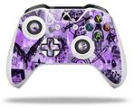 WraptorSkinz Decal Skin Wrap Set works with 2016 and newer XBOX One S / X Controller Scene Kid Sketches Purple (CONTROLLER NOT INCLUDED)