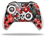 WraptorSkinz Decal Skin Wrap Set works with 2016 and newer XBOX One S / X Controller Emo Skull Bones (CONTROLLER NOT INCLUDED)