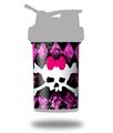 Decal Style Skin Wrap works with Blender Bottle 22oz ProStak Pink Diamond Skull (BOTTLE NOT INCLUDED)