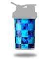 Decal Style Skin Wrap works with Blender Bottle 22oz ProStak Blue Star Checkers (BOTTLE NOT INCLUDED)