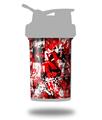 Decal Style Skin Wrap works with Blender Bottle 22oz ProStak Red Graffiti (BOTTLE NOT INCLUDED)