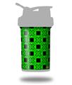 Decal Style Skin Wrap works with Blender Bottle 22oz ProStak Criss Cross Green (BOTTLE NOT INCLUDED)