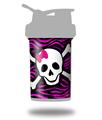 Decal Style Skin Wrap works with Blender Bottle 22oz ProStak Pink Zebra Skull (BOTTLE NOT INCLUDED)
