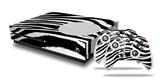 WraptorSkinz Decal Skin Wrap Set works with 2016 and newer XBOX One S Console and 2 Controllers Zebra