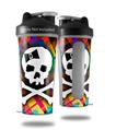 Decal Style Skin Wrap works with Blender Bottle 28oz Rainbow Plaid Skull (BOTTLE NOT INCLUDED)