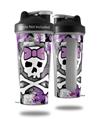 Decal Style Skin Wrap works with Blender Bottle 28oz Princess Skull Purple (BOTTLE NOT INCLUDED)