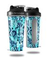 Decal Style Skin Wrap works with Blender Bottle 28oz Scene Kid Sketches Blue (BOTTLE NOT INCLUDED)