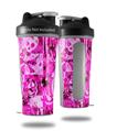 Decal Style Skin Wrap works with Blender Bottle 28oz Pink Plaid Graffiti (BOTTLE NOT INCLUDED)